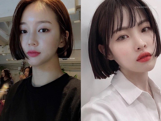 韩国美女明星指定度最高的4款换季流行发型耳下三公分依旧大热